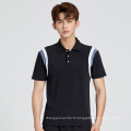 Factory Wholesale Mens Sports Wear Button Front Button Golf Polo T-shirt Stand Collar Men Polo T-shirts pour gymnase